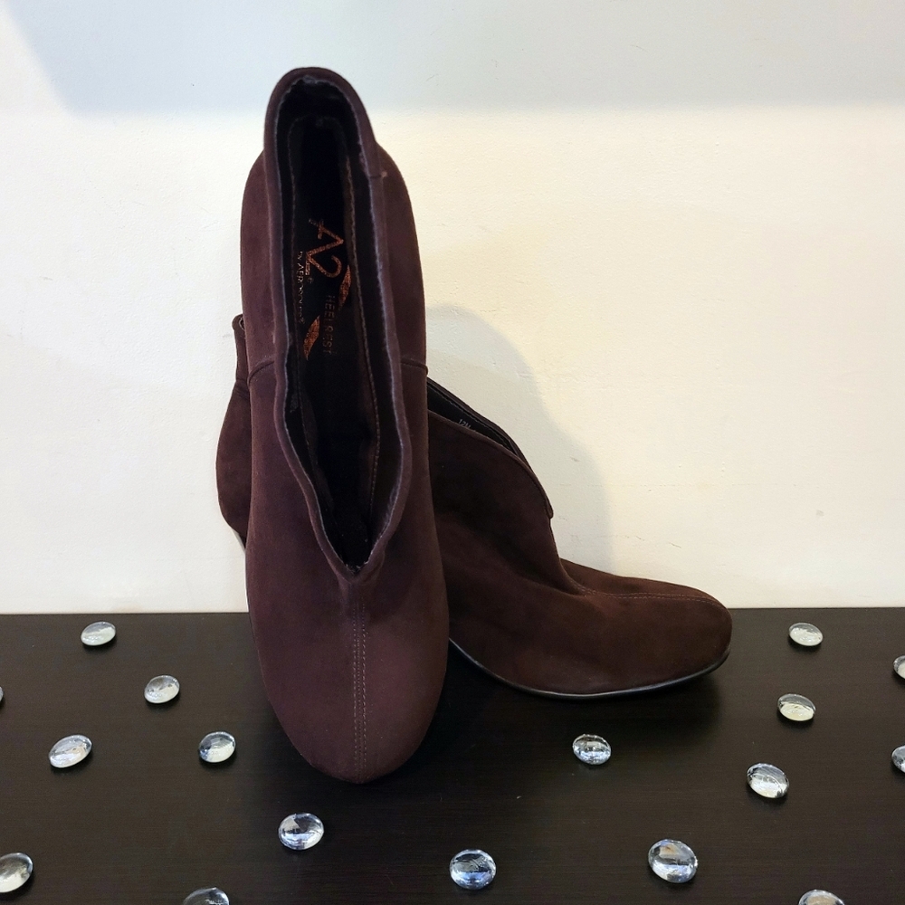 A2 Heelrest Brown Suede Boots